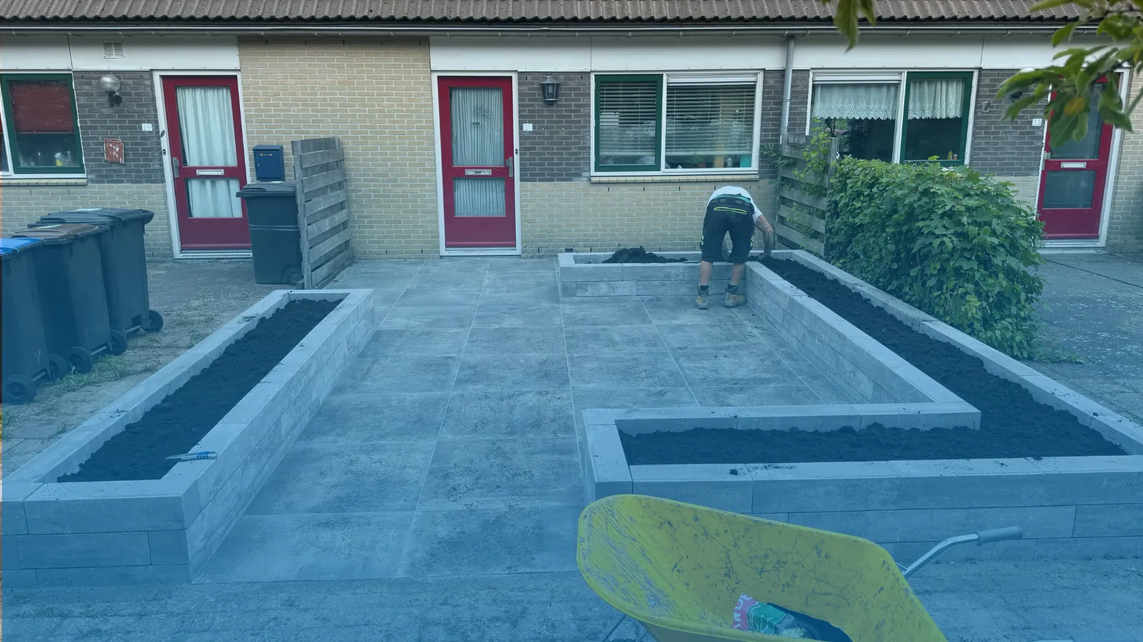 Terras en tuinpad